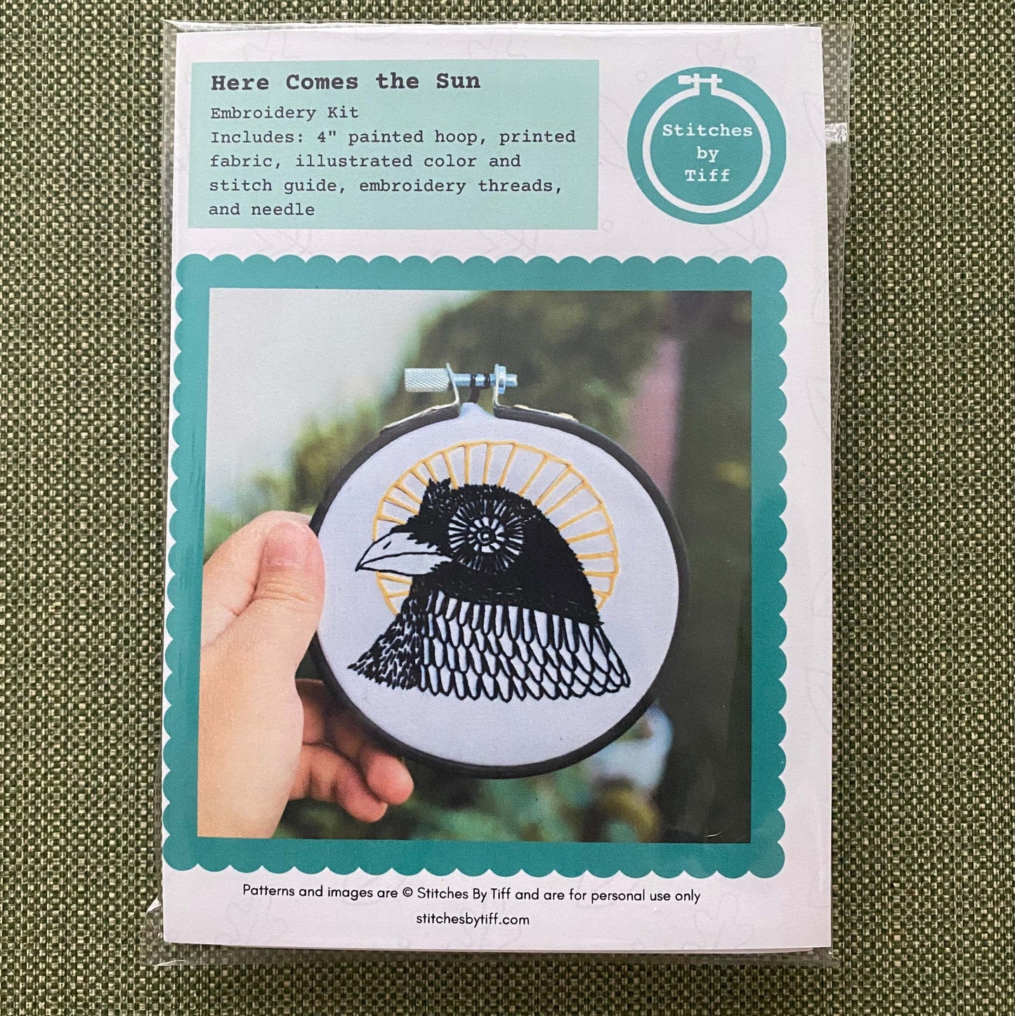 Here Comes the Sun Embroidery Kit