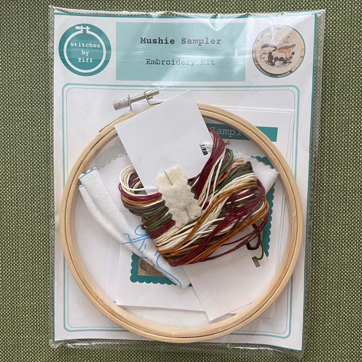 Mushie Sampler Embroidery Kit