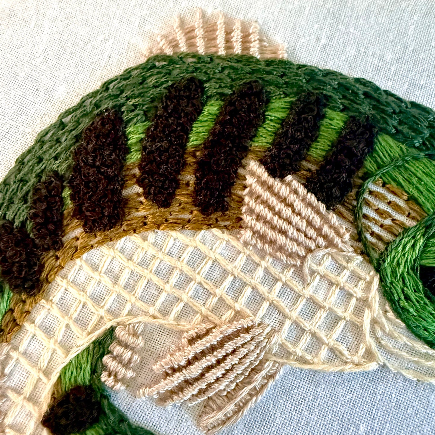 Gone Fishing Embroidery Kit