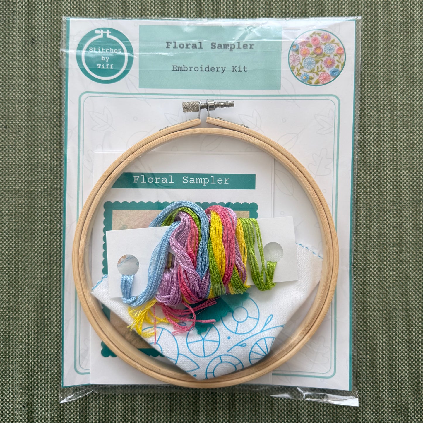 Floral Sampler Embroidery Kit