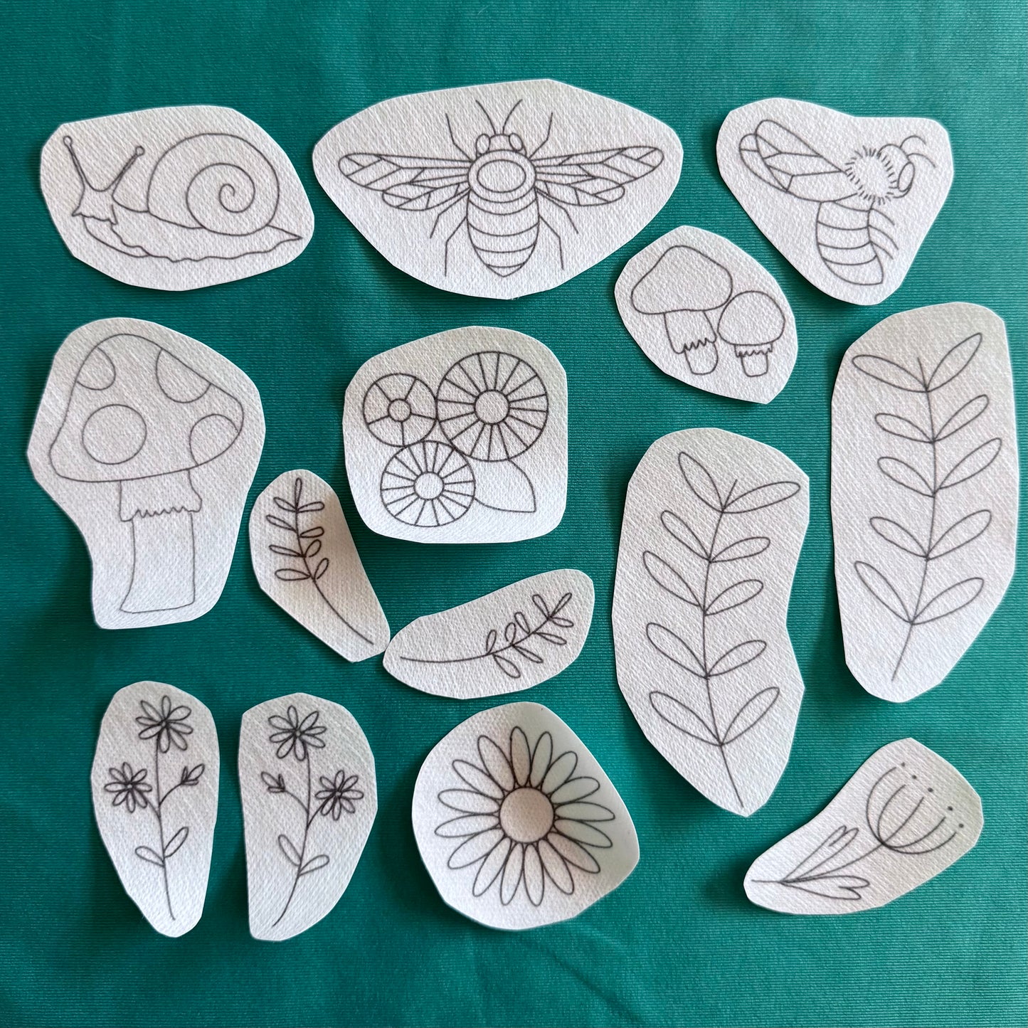 In the Garden Stick n Stitch Embroidery Transfer Pack