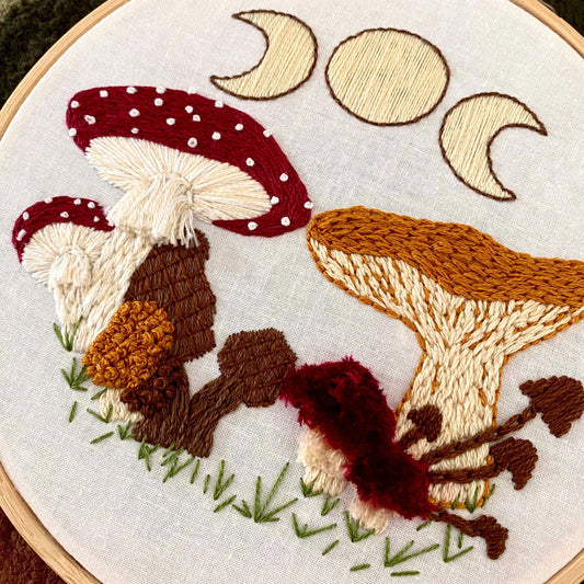 Mushie Sampler Embroidery Kit