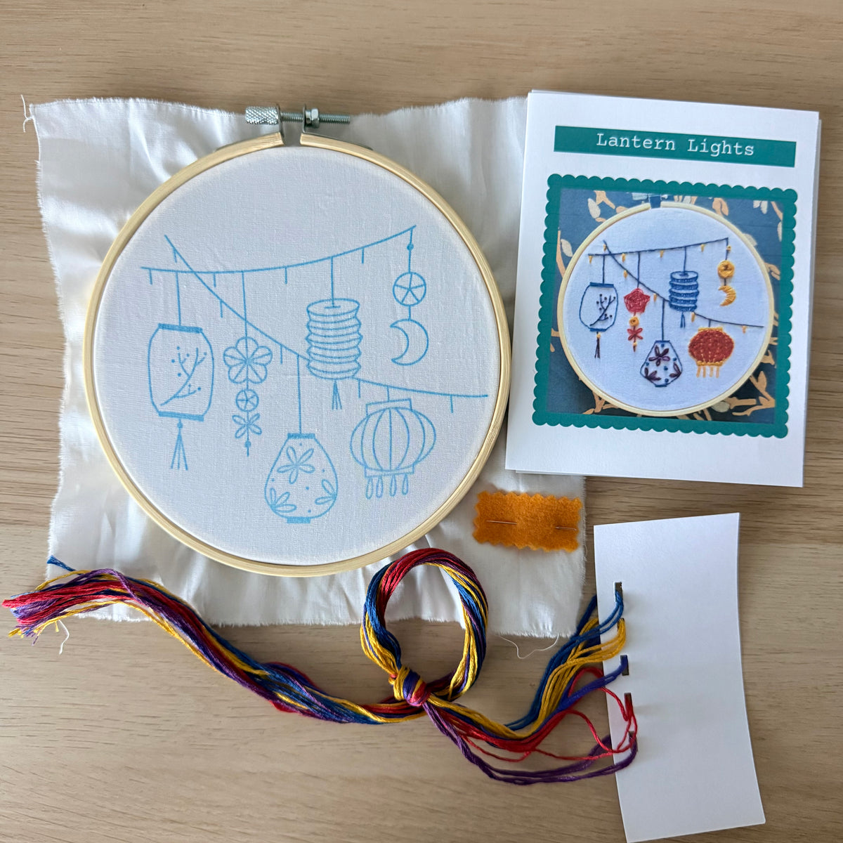 Lantern Lights Embroidery Kit