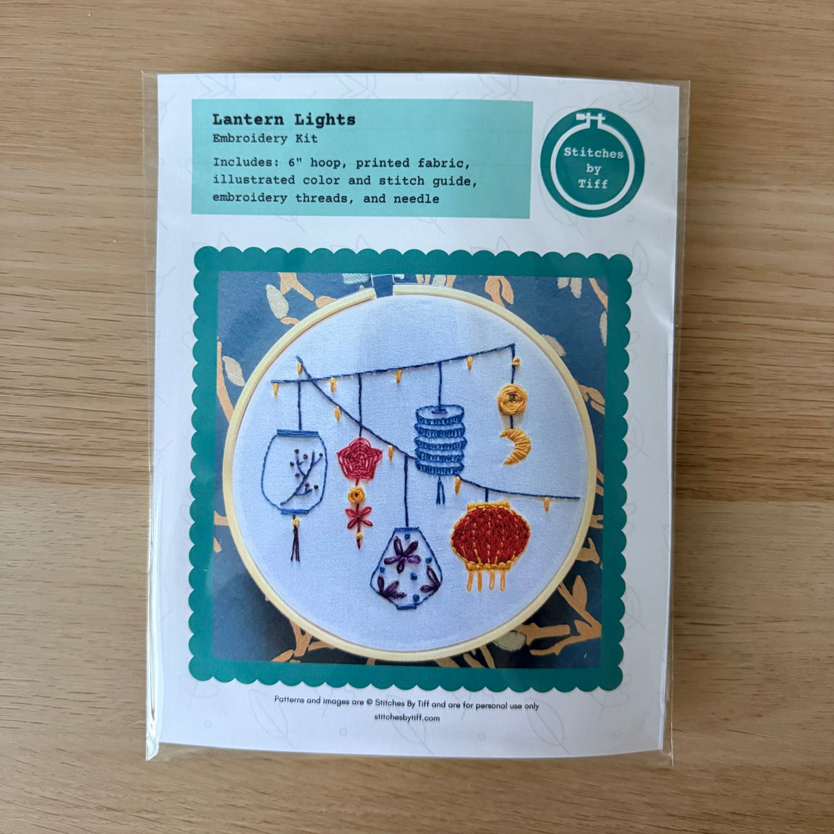 Lantern Lights Embroidery Kit