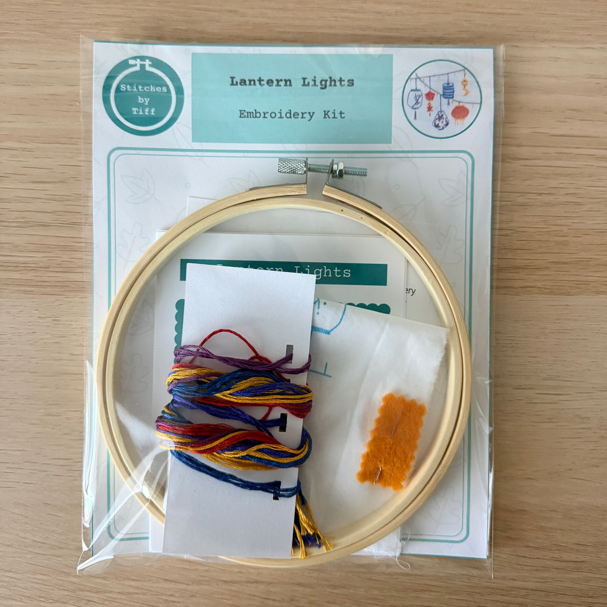 Lantern Lights Embroidery Kit