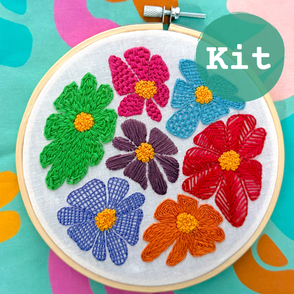 Super Bloom Embroidery Kit